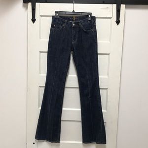 7 For All ManKind Dark Wash Bootcut Jeans size 26